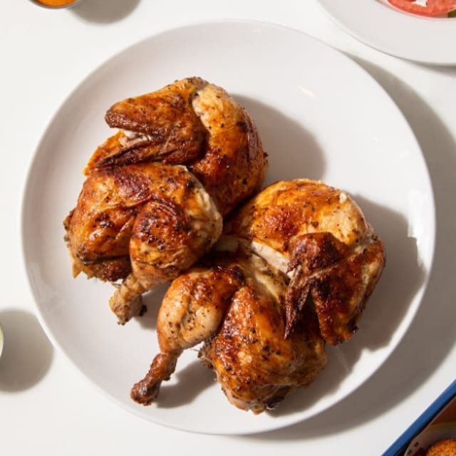 Half Chicken without Sides.