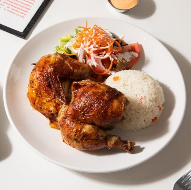 Half Chicken Combo.